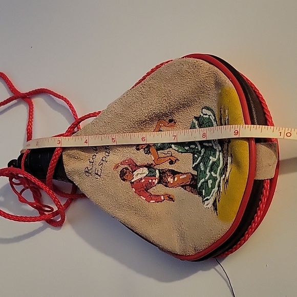 Leather vintage bota bag, for wine, liquor, water juice etc - Picture 6 of 6